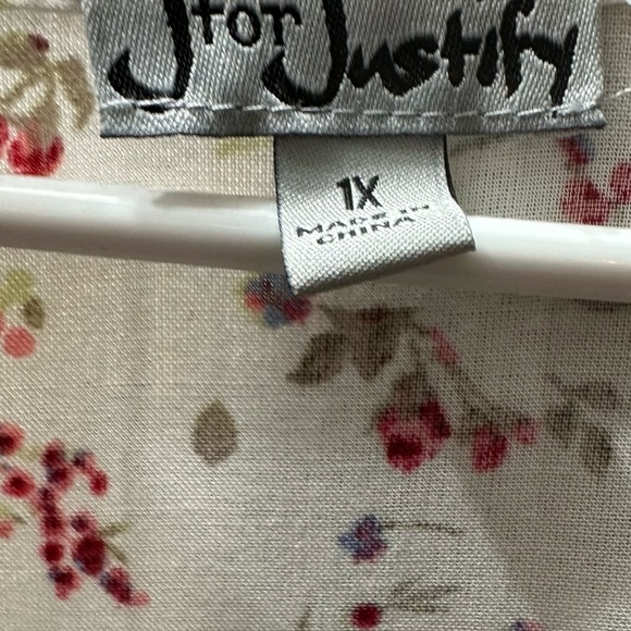 J for Justify‎ Floral Dress 1X Boho Cottagecore Country Western Style Dress - Picture 14 of 16